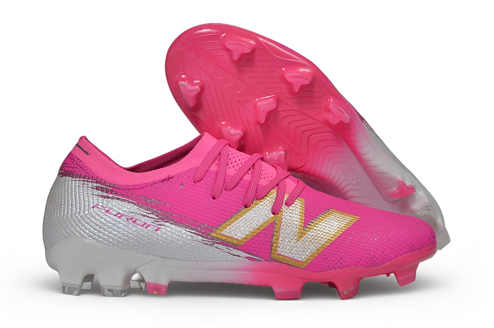 Chuteira Campo New Balance Furon V8 Elite FG - Pink Heat
