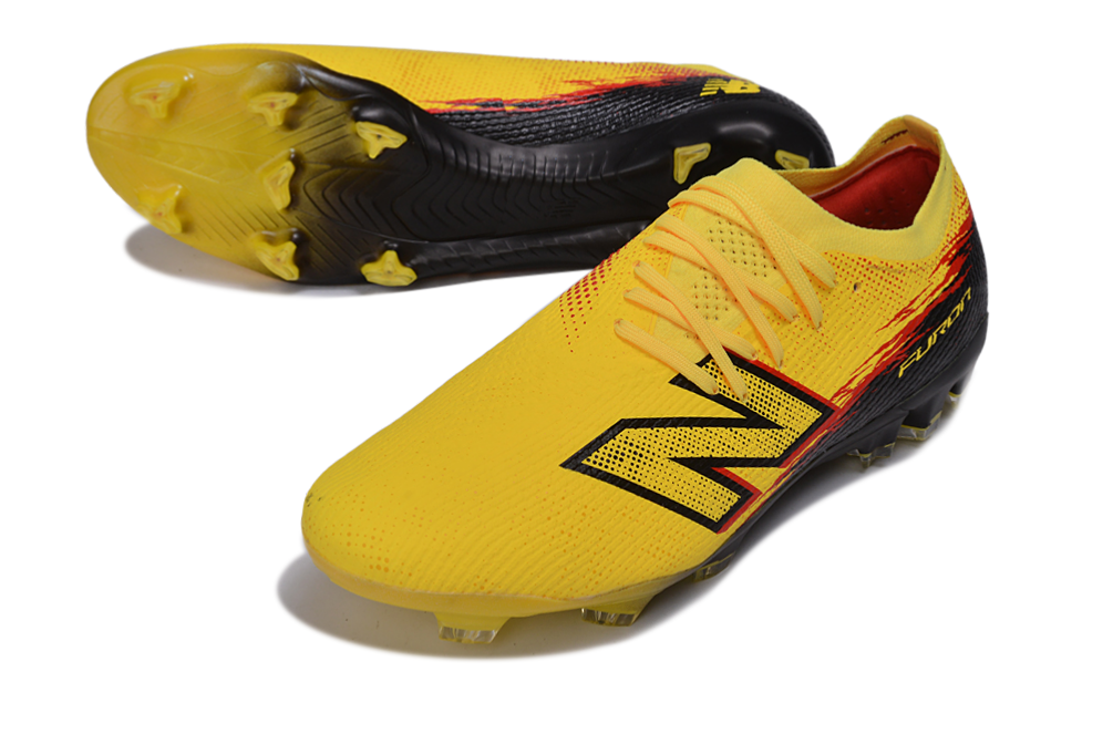 Chuteira Campo New Balance Furon V8 Elite FG - Punch Yellow