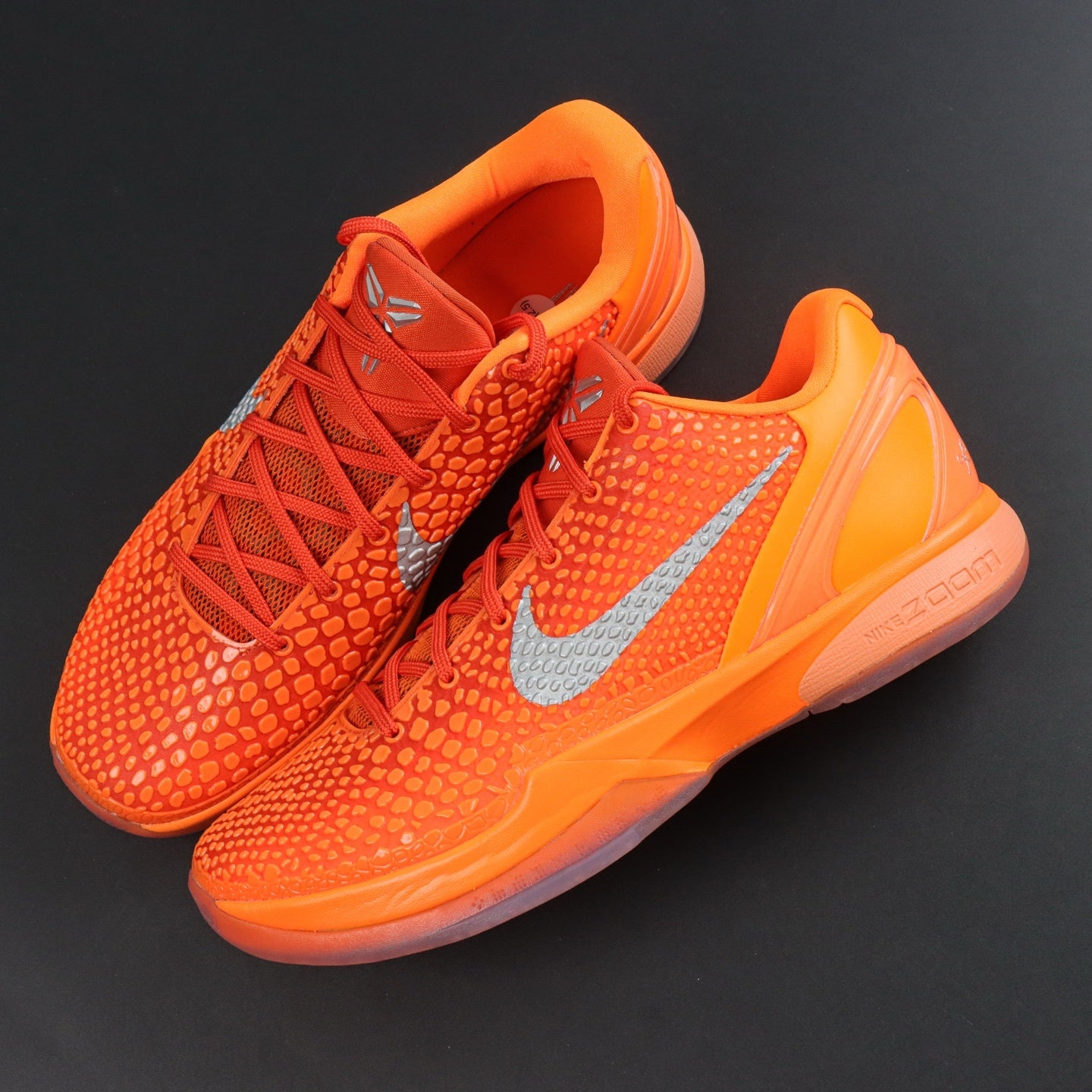 Tênis Nike Kobe 6 Protro Orange Silver