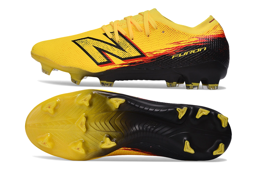 Chuteira Campo New Balance Furon V8 Elite FG - Punch Yellow