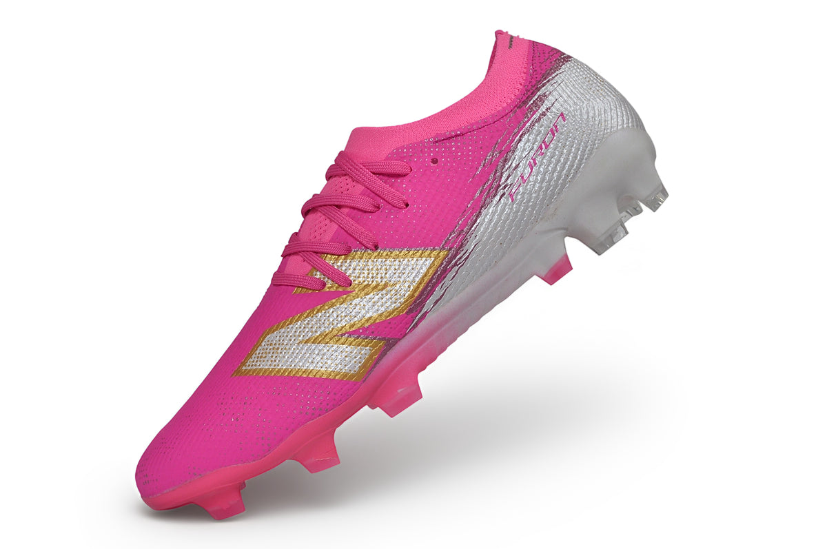 Chuteira Campo New Balance Furon V8 Elite FG - Pink Heat